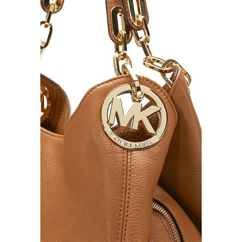 michael kors schultertasche fulton|Fulton Large Leather Shoulder Bag .